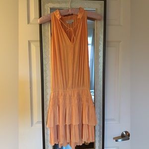 Current Air Pleated Sleeveless Mini Dress